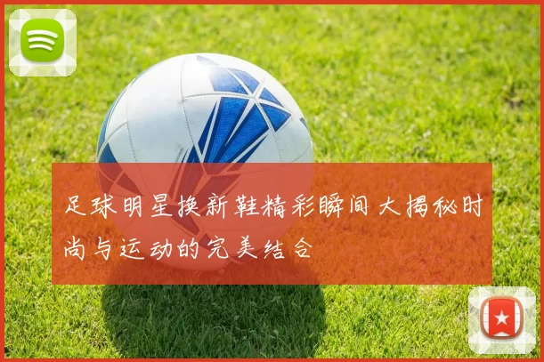 足球明星换新鞋精彩瞬间大揭秘时尚与运动的完美结合